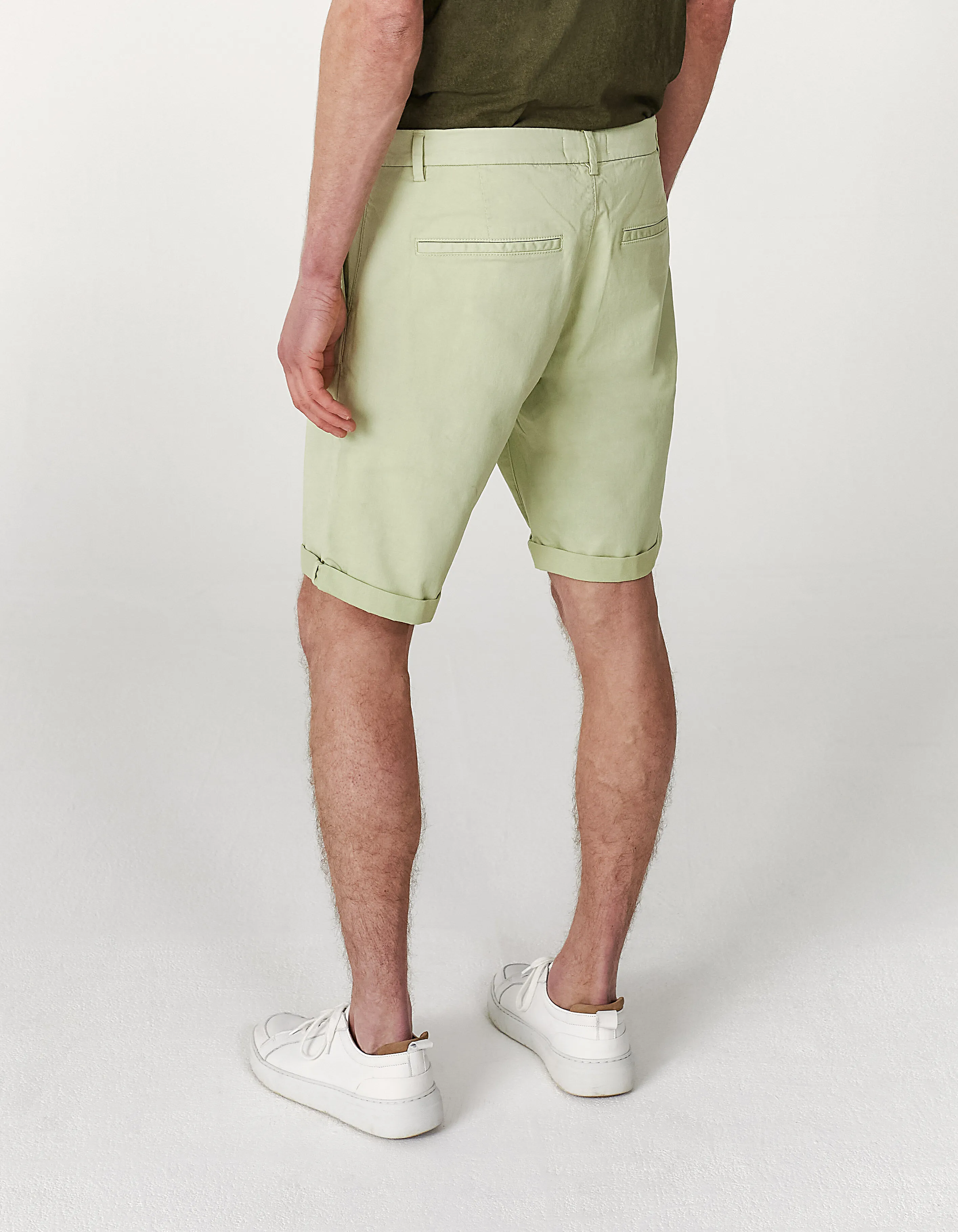 Bermuda chino TAPERED céladon Homme