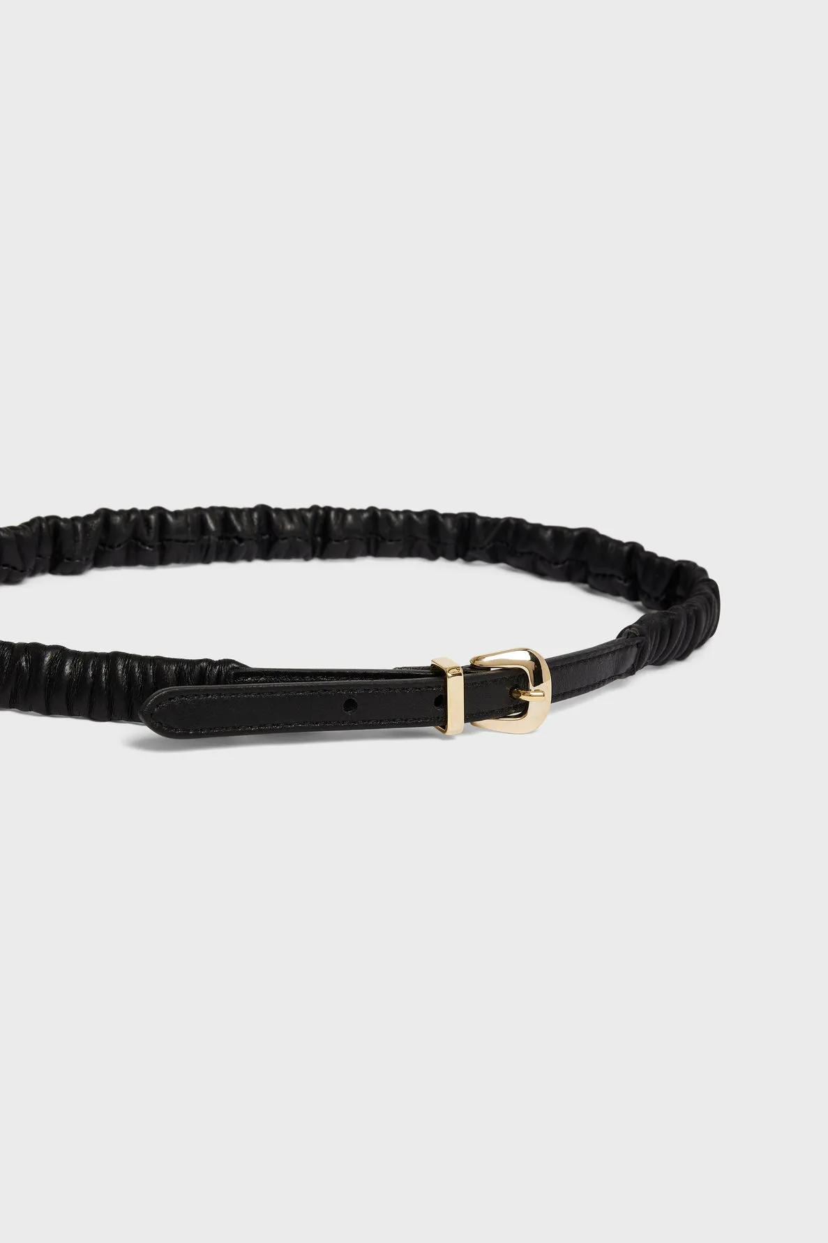 Ceinture en cuir élastiqué - DEVI