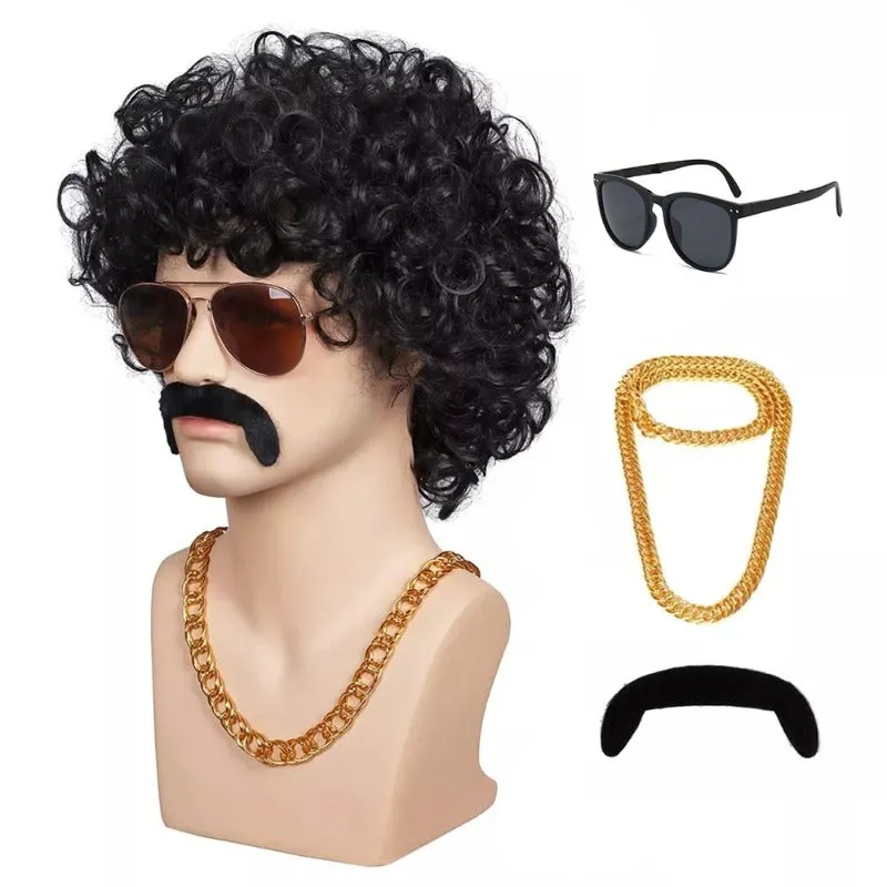 Déguisement Disco Homme Perruque