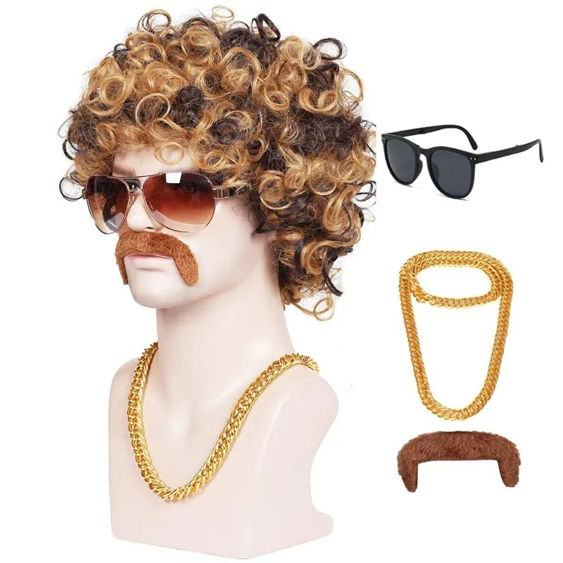 Déguisement Disco Homme Perruque