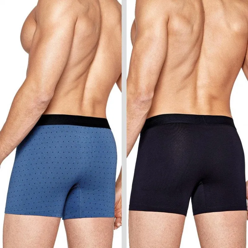 EDEN PARK Lot de 2 Boxers Homme Coton DUOPOIS Coast Marine