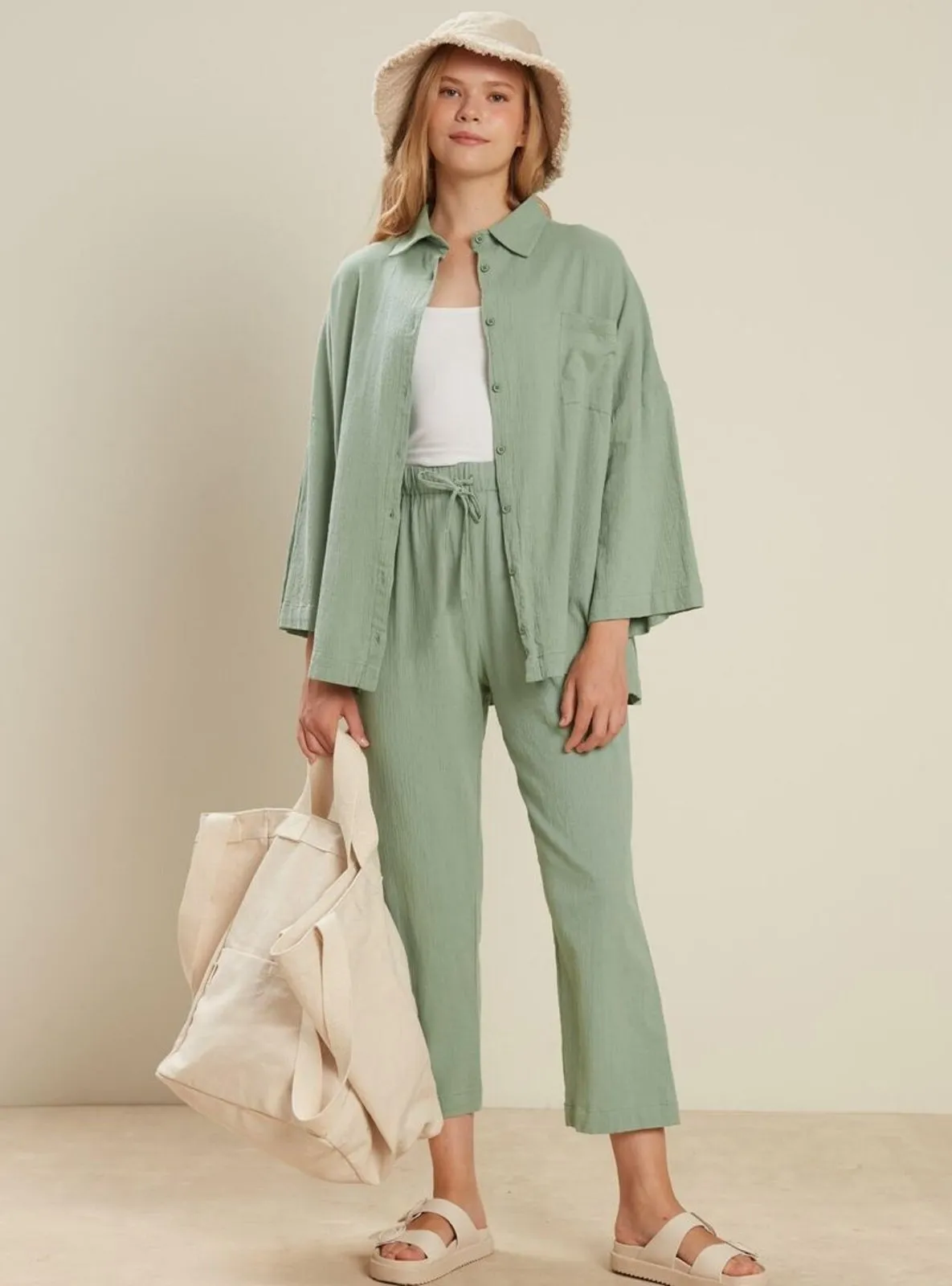 Green Almon - Pants