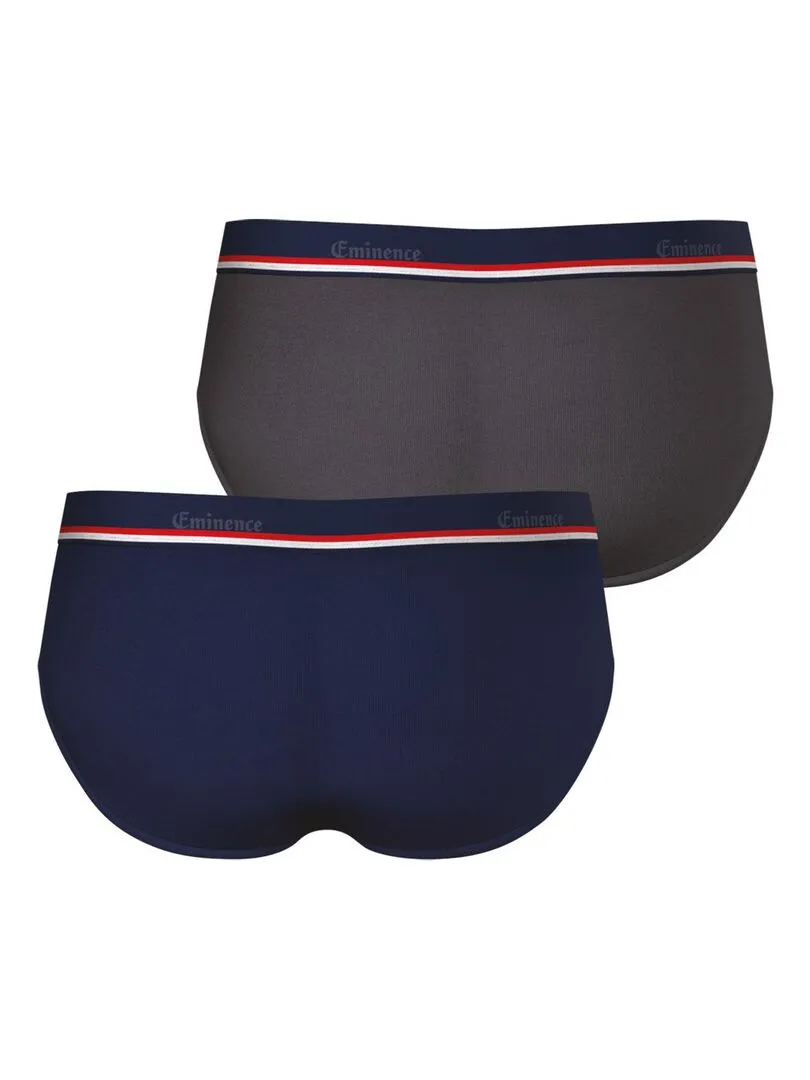 Lot de 2 slips homme Fait en France - gris anthracite
