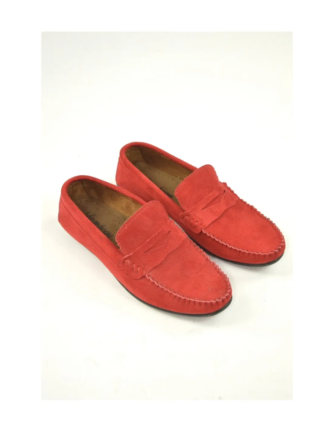 mocassin ROUGE - homme